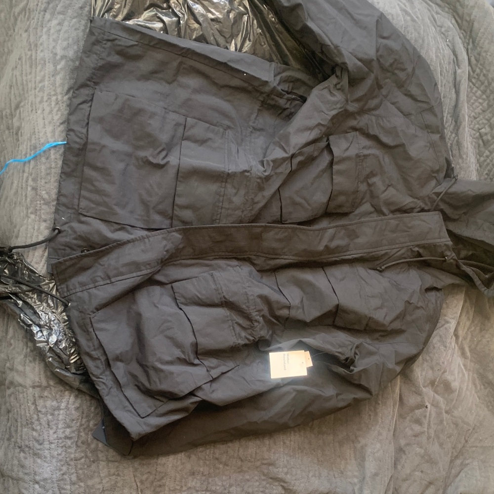 OLD NAVY BLACK WATERPROOF COAT